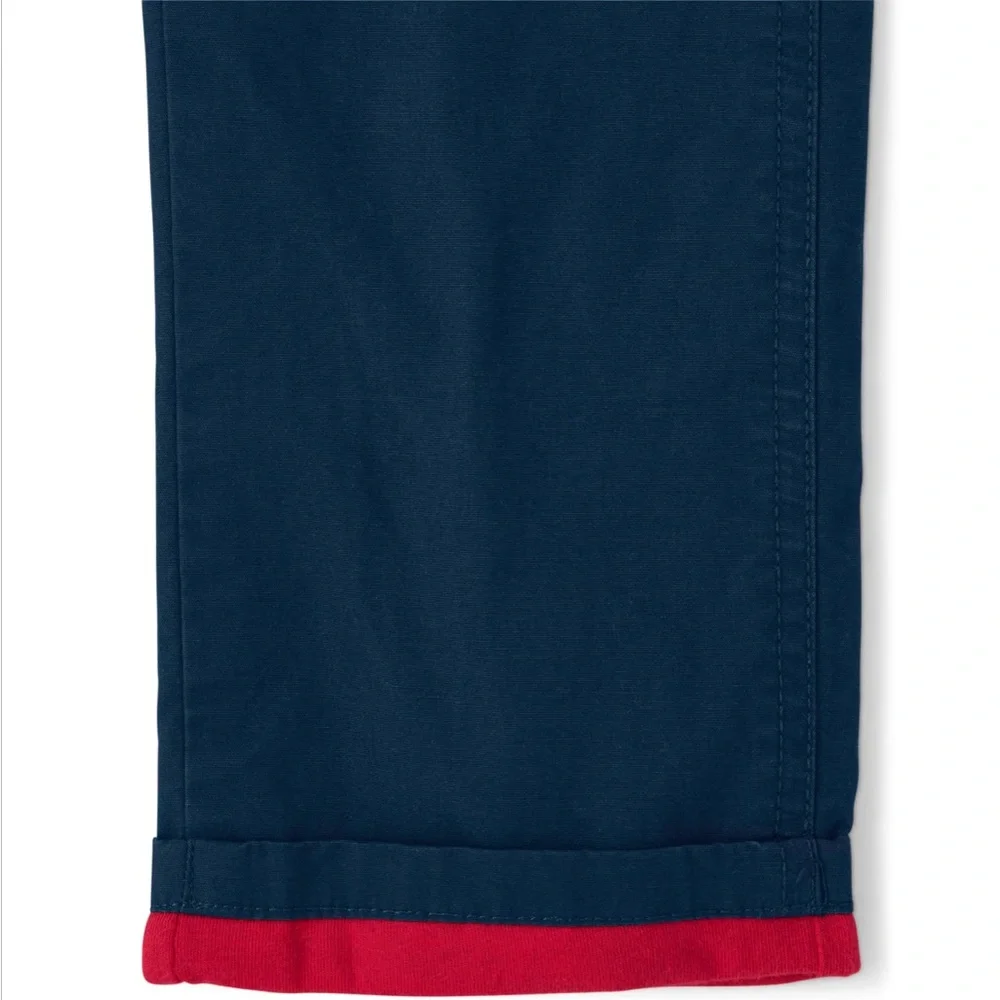 Gymboree Boys Pull On Cargo Pants with Jersey Lining Size 7